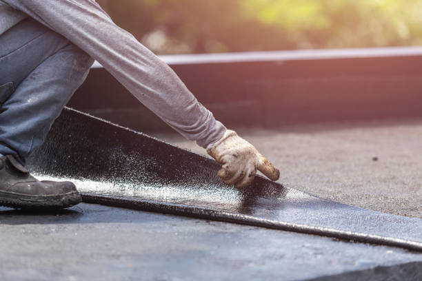 Professional Emergency Waterproofing technician working in Fortescue, NJ